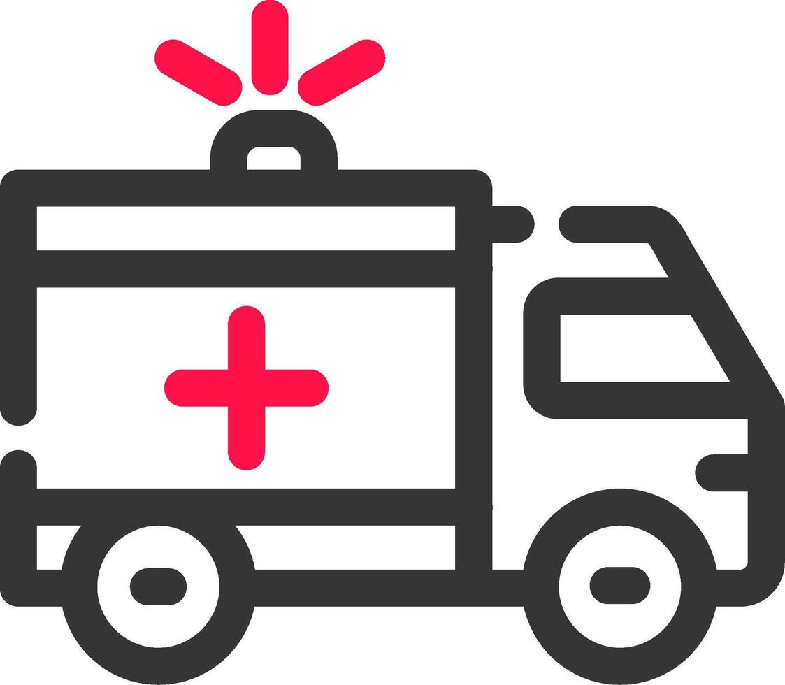 Ambulance Creative Icon Design vector