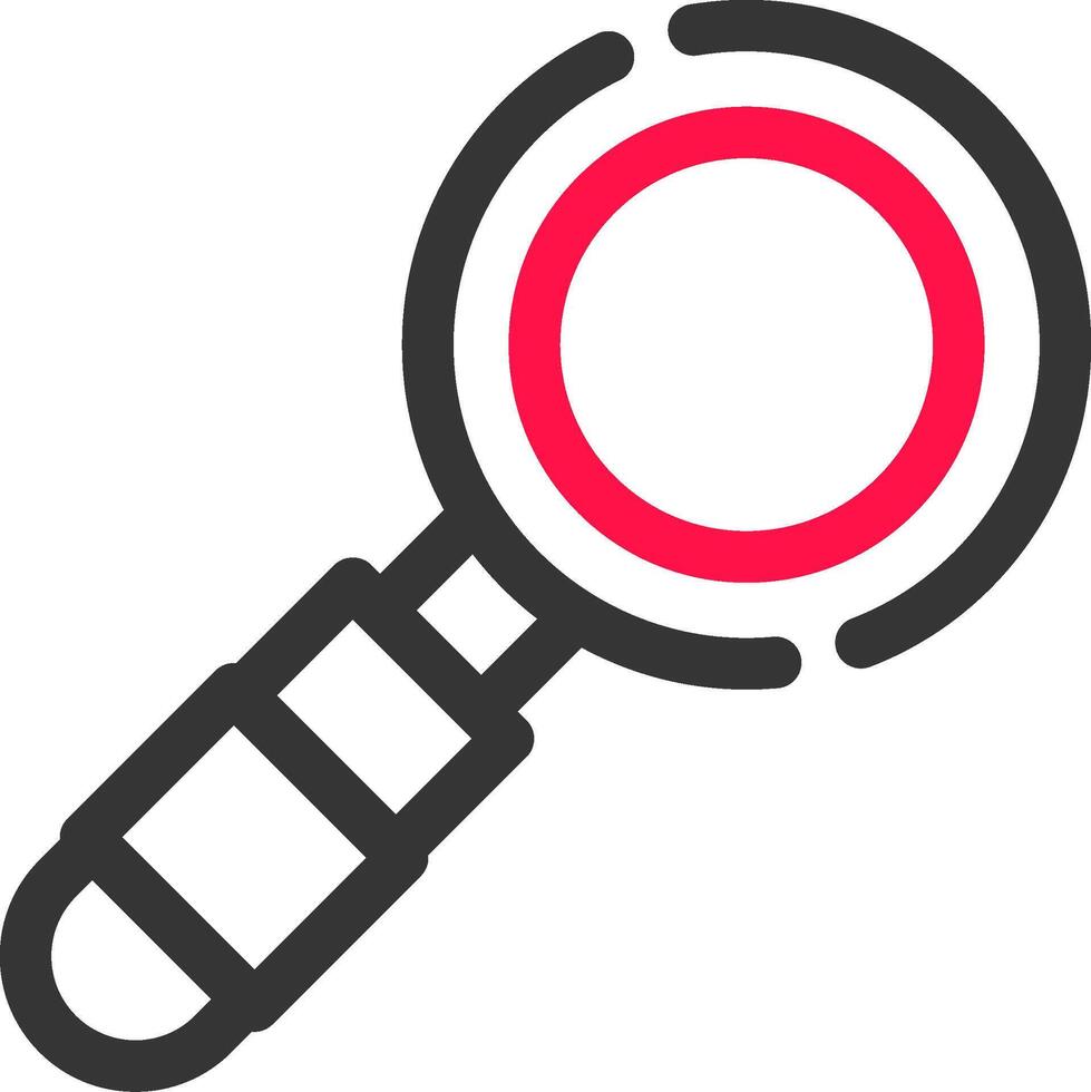 Magnifying Glass Creative Icon Design vector