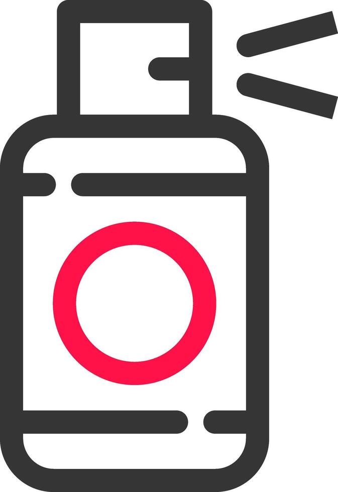 Hairspray Creative Icon Design vector