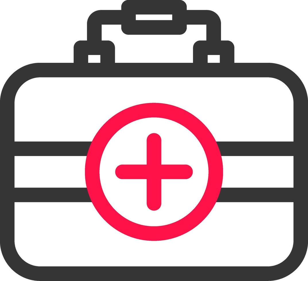 First Aid Kit Creative Icon Design vector