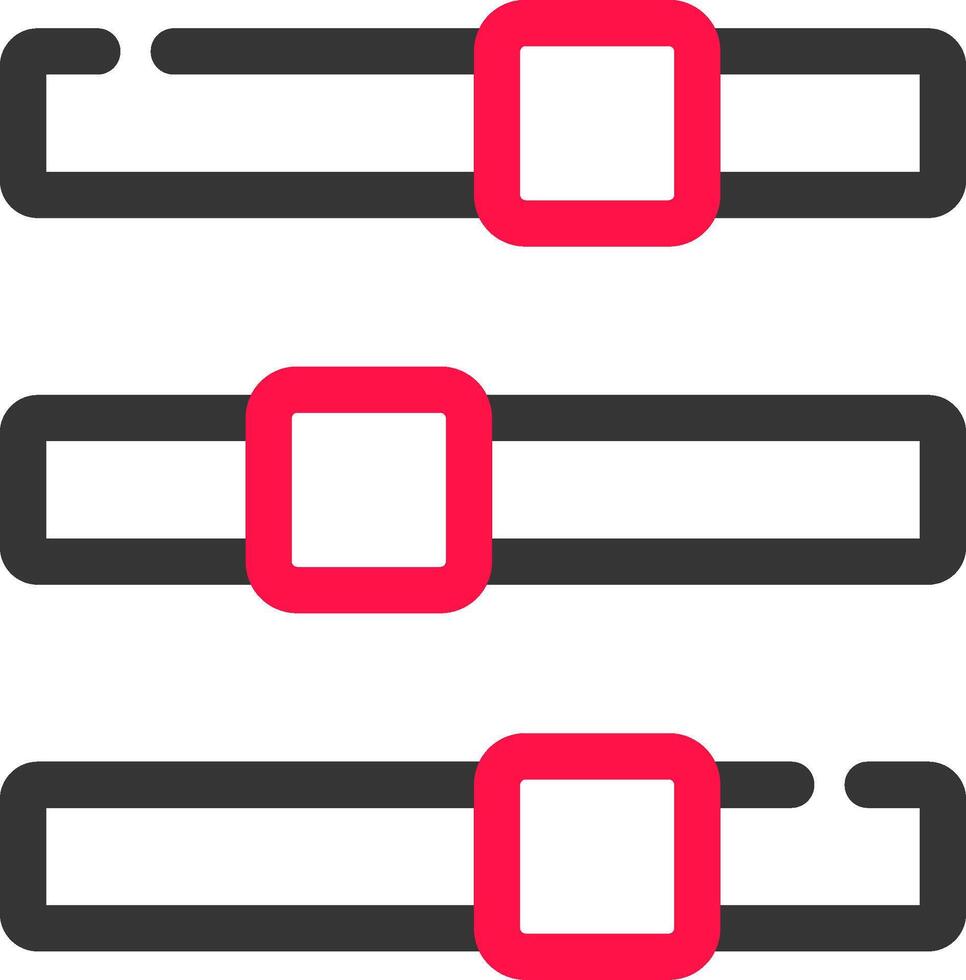 Sliders Creative Icon Design vector