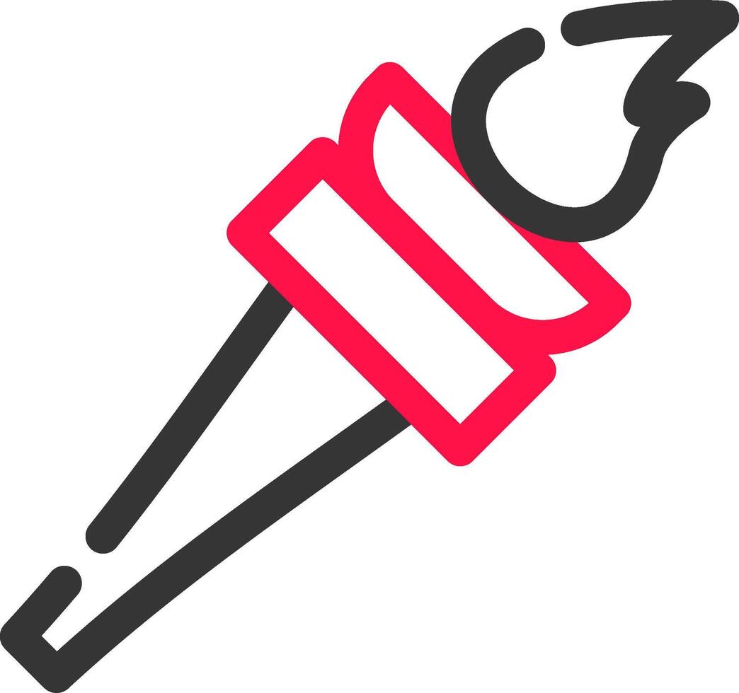 Torch Creative Icon Design vector