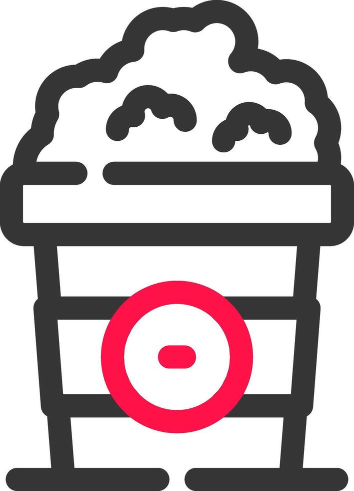 Popcorn Creative Icon Design vector