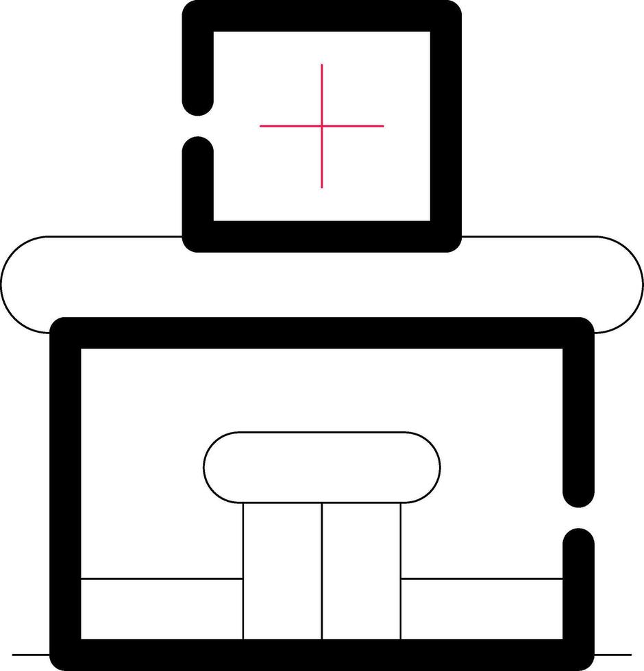 Line Two Color Design vector