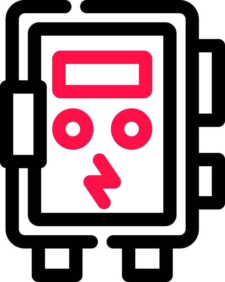 Fuse Box Creative Icon Design vector