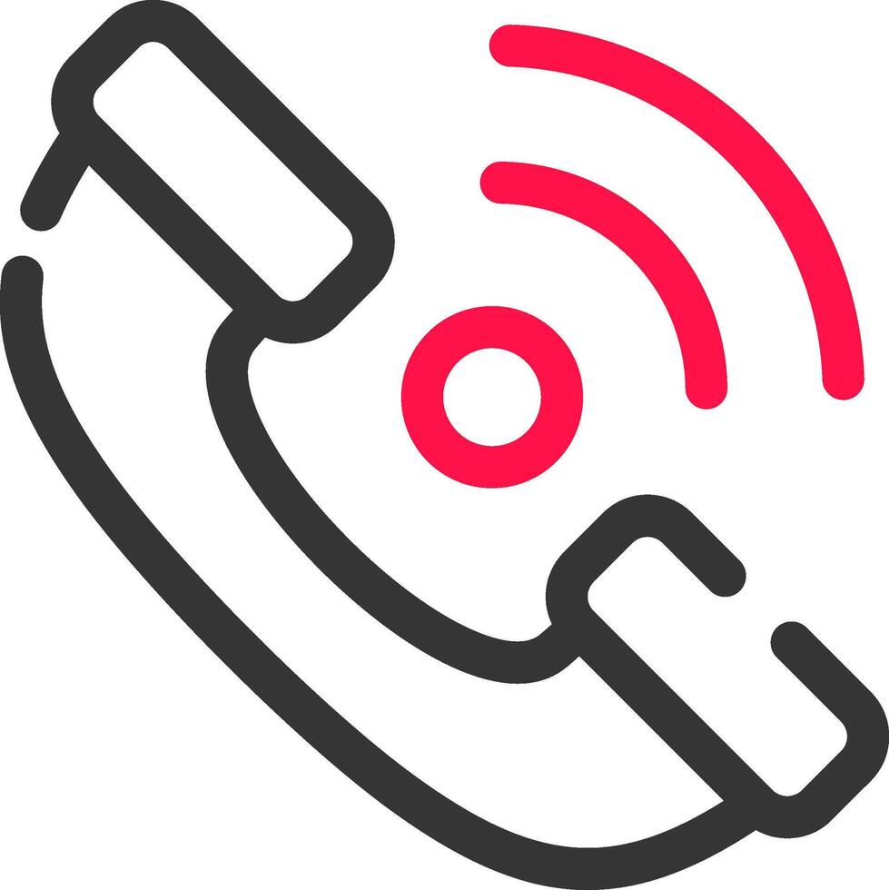 Phone Receiver Creative Icon Design vector