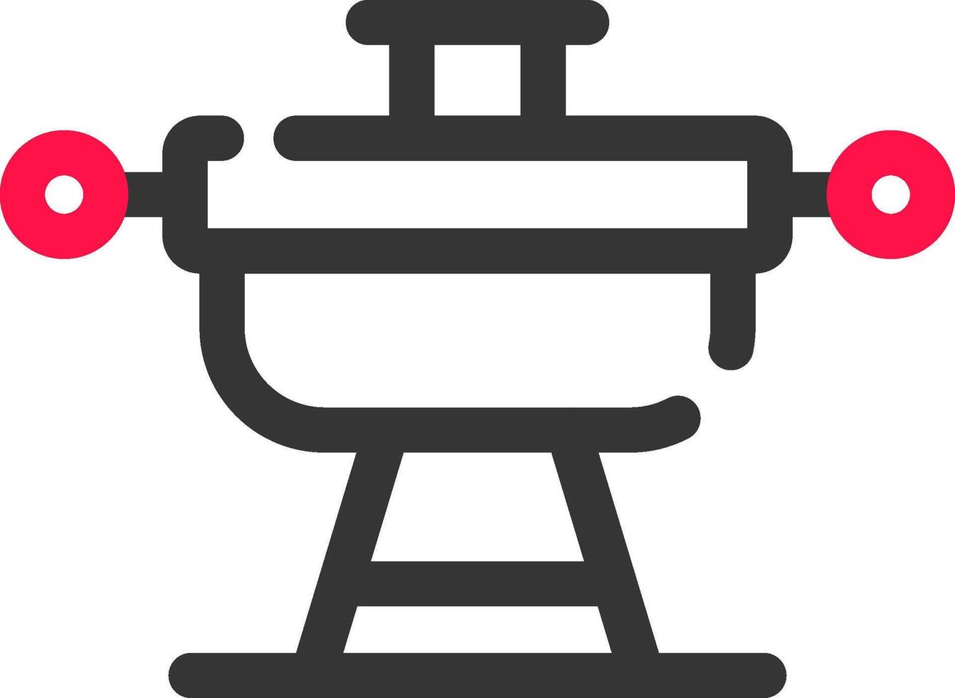 diseño de icono creativo de parrilla vector