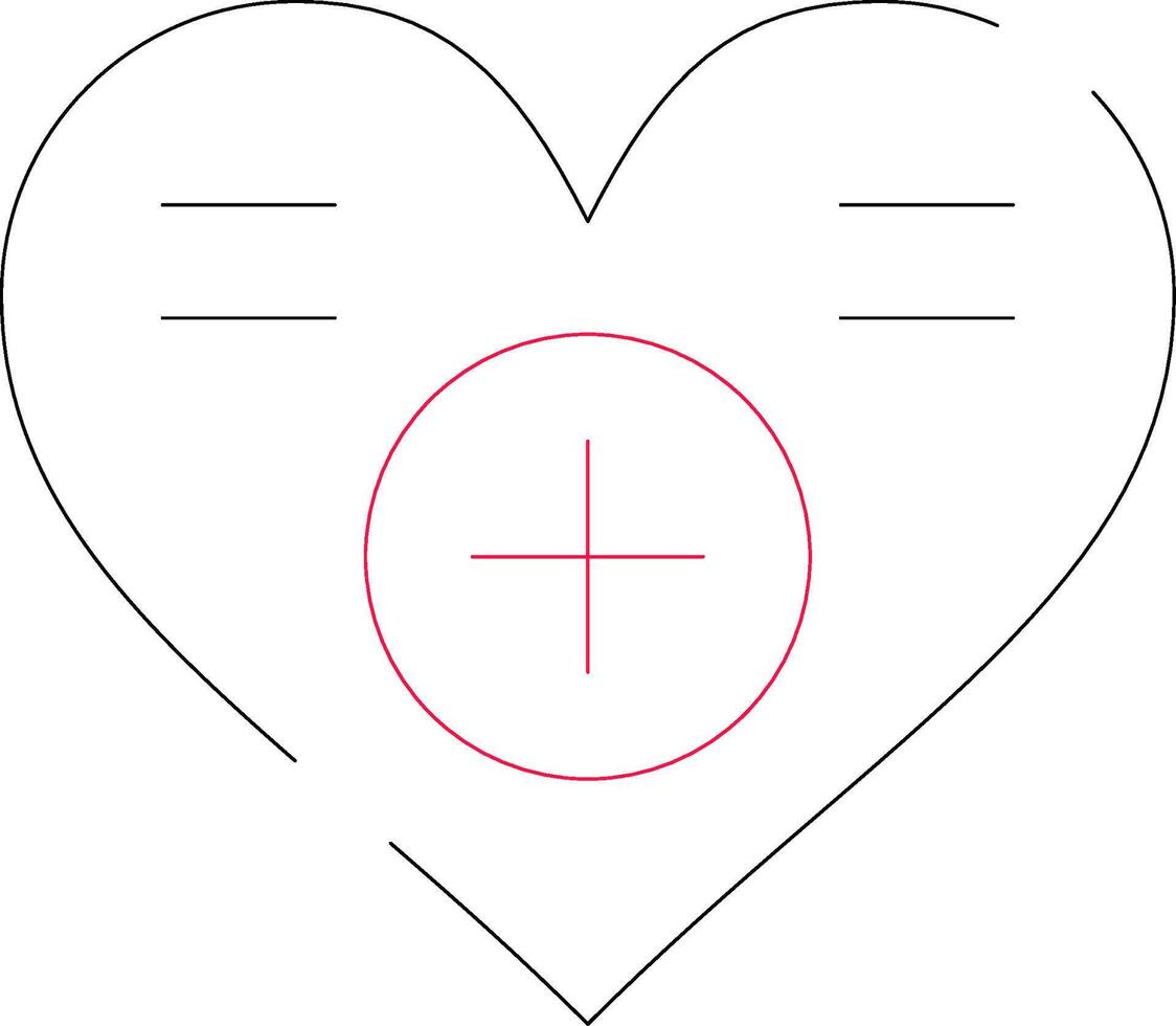 Line Two Color Design vector