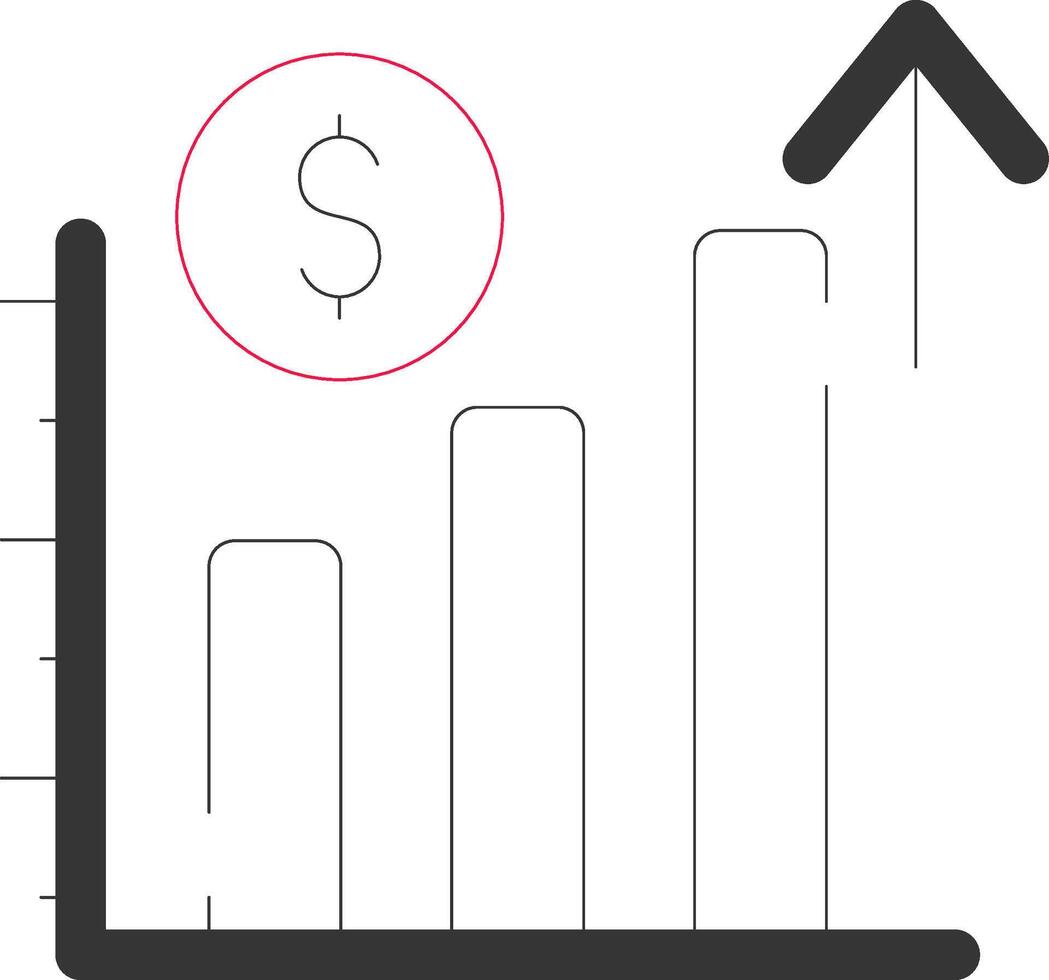 diseño de icono creativo de economía vector