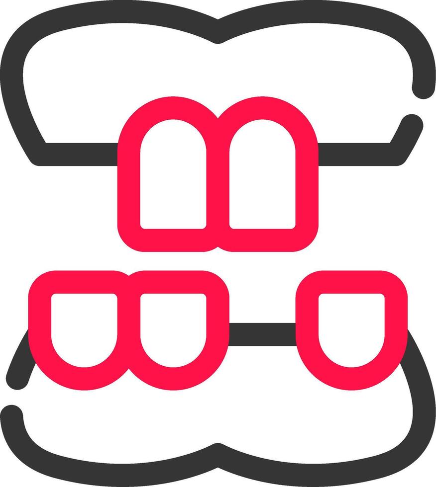Denture Creative Icon Design vector
