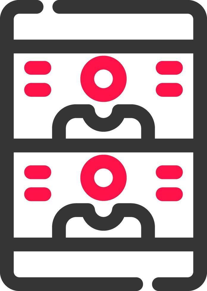 Videocall Creative Icon Design vector