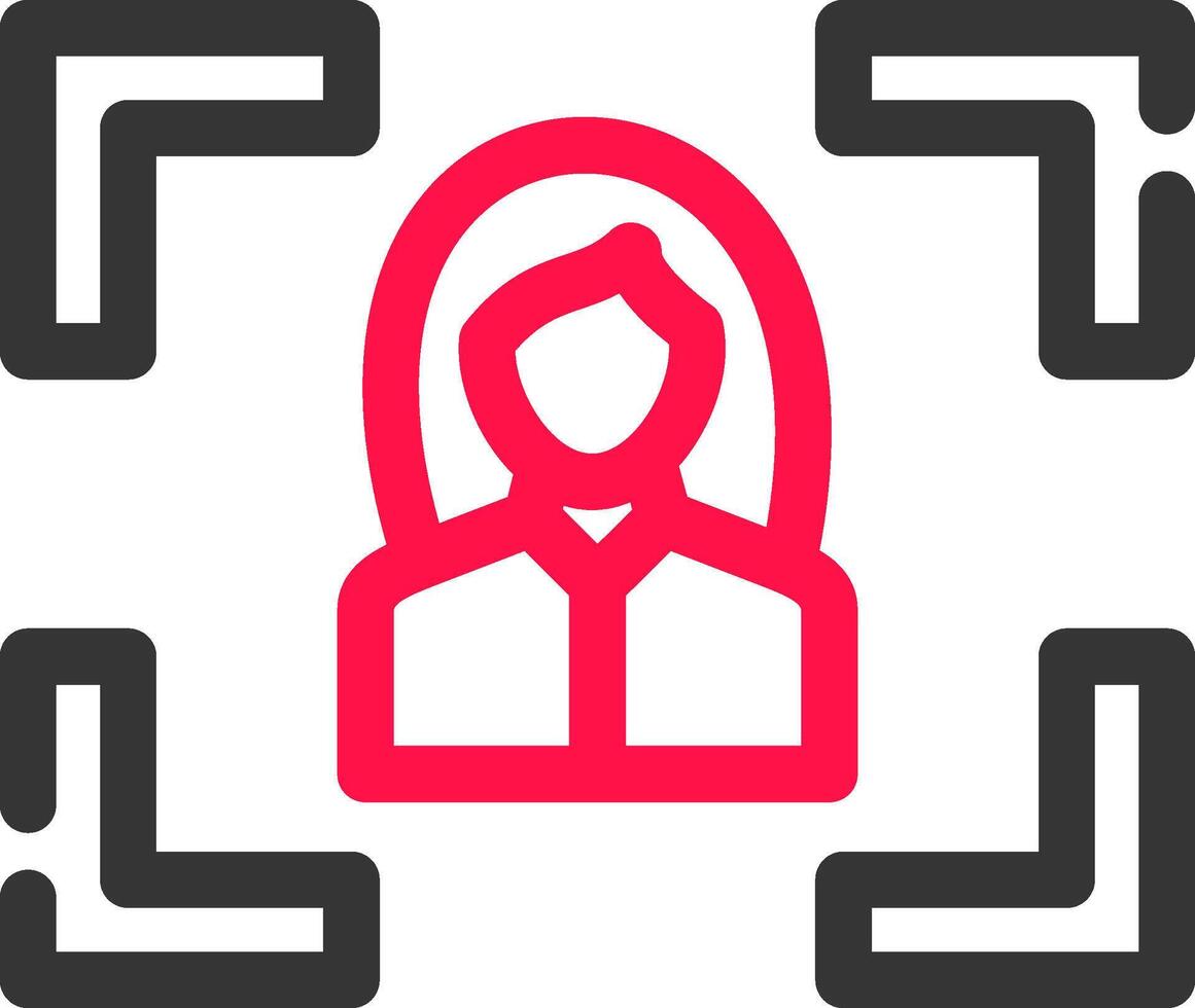 Portrait Creative Icon Design vector