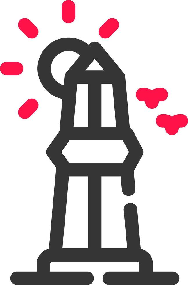 diseño de icono creativo de obelisco vector