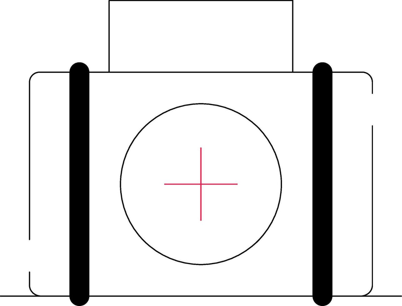 Line Two Color Design vector