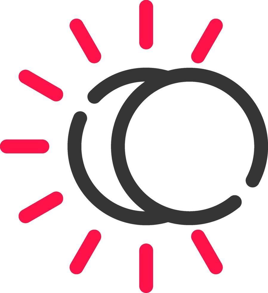 Eclipse Creative Icon Design vector