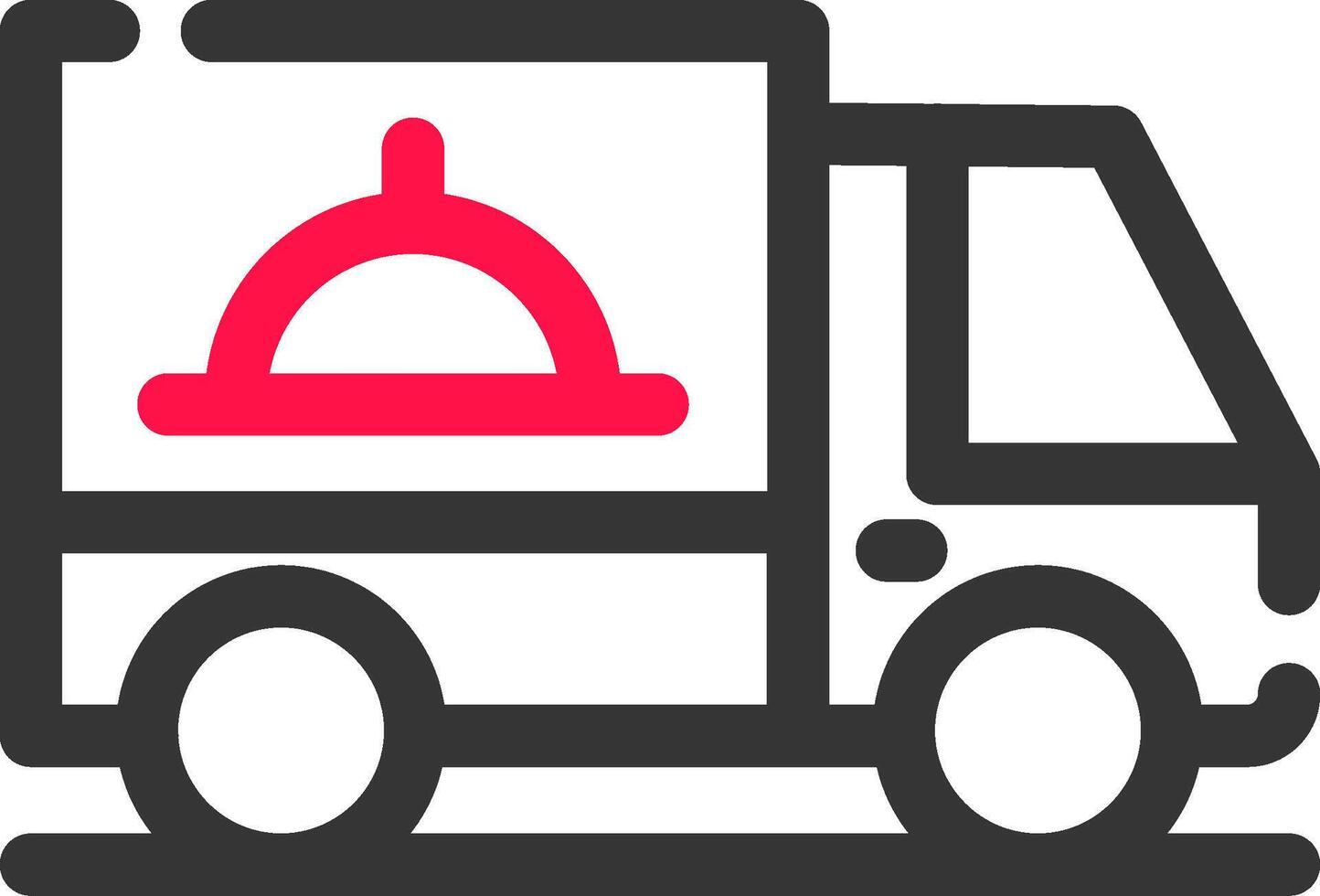 Delivery Van Creative Icon Design vector