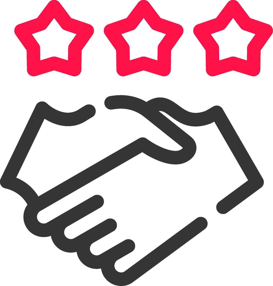 Game Handshake Creative Icon Design vector