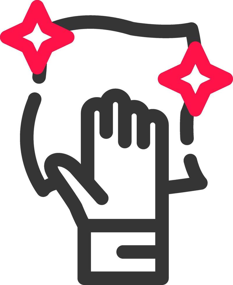 Wipe Creative Icon Design vector