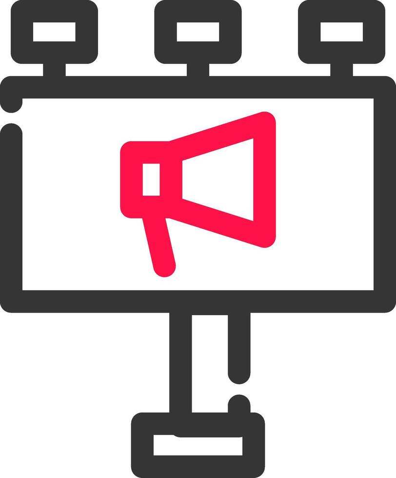 Billboard Creative Icon Design vector