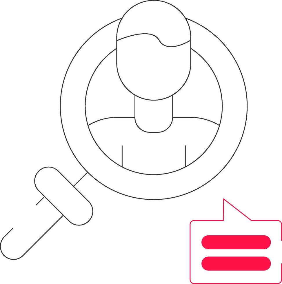 Talent Search Creative Icon Design vector