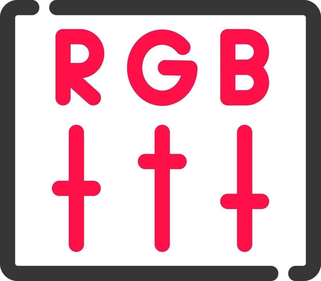 Rgb Creative Icon Design vector