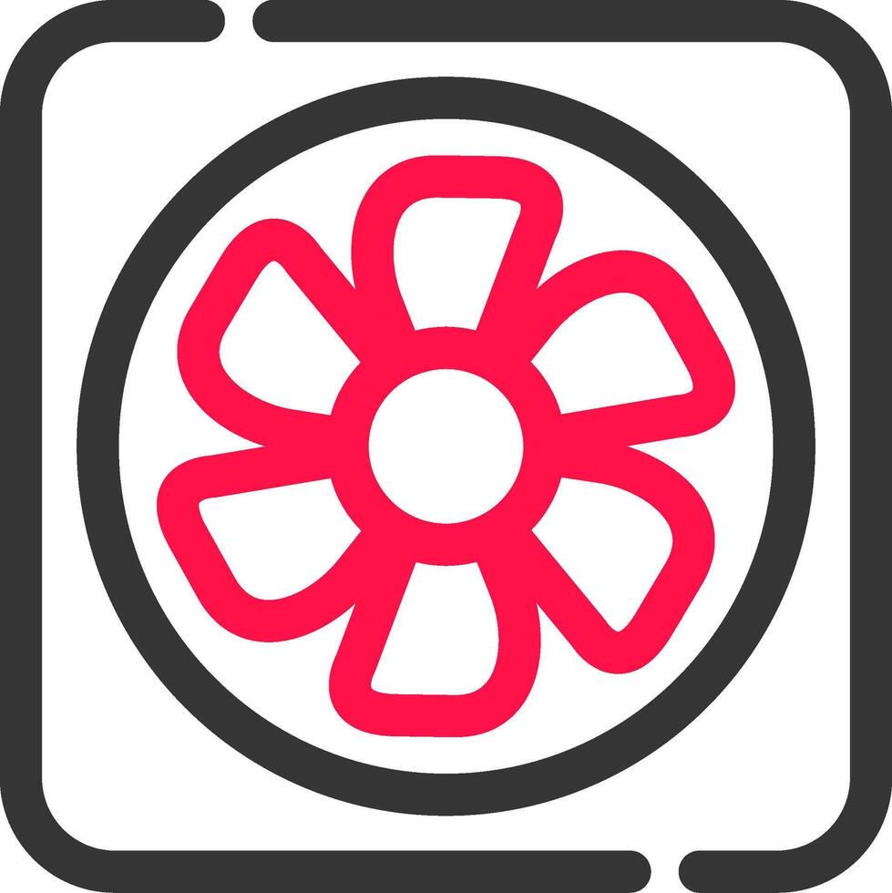Fan Creative Icon Design vector