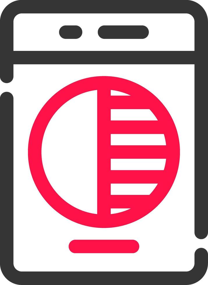 Color Contrast Creative Icon Design vector