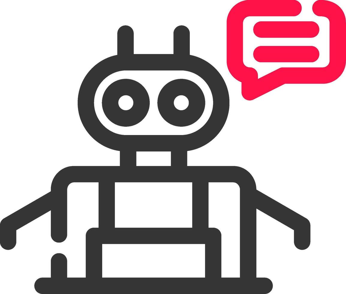 Chatbot Creative Icon Design vector