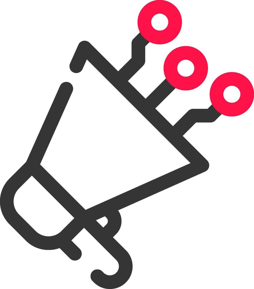 Content Marketer Creative Icon Design vector