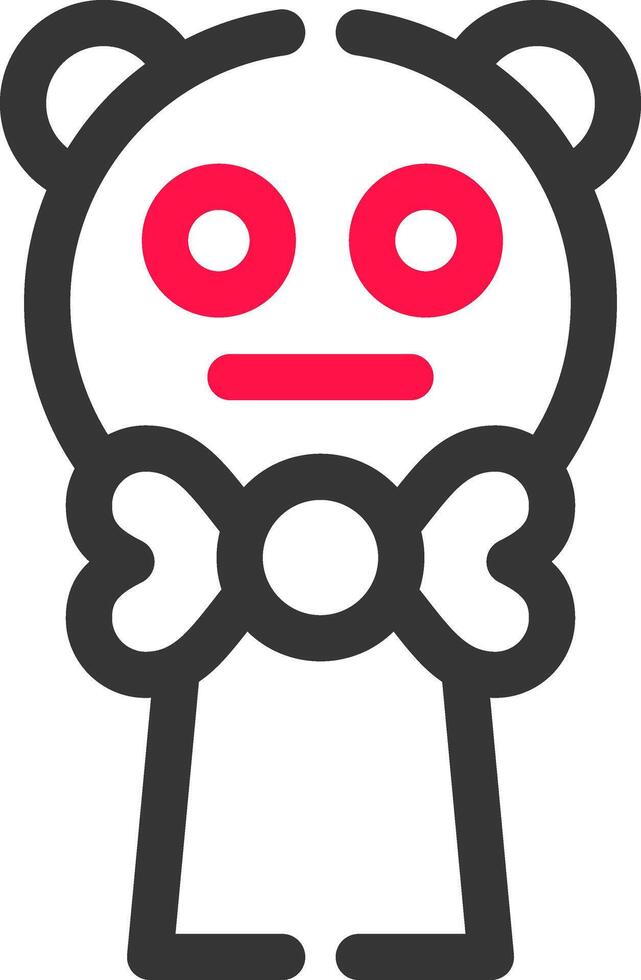 Line Two Color Design vector