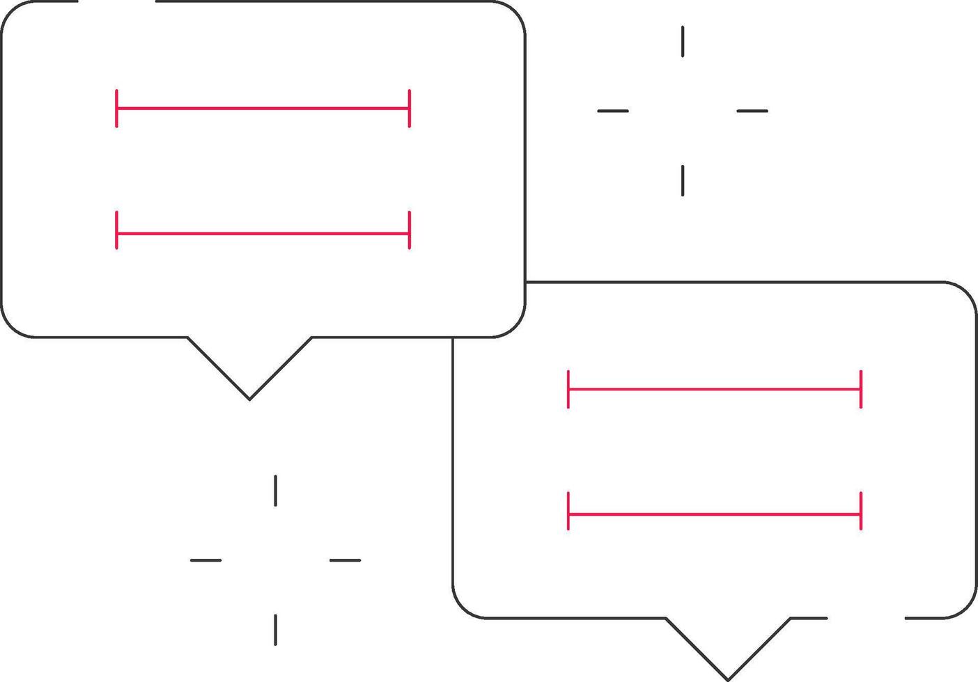 Conversation Creative Icon Design vector