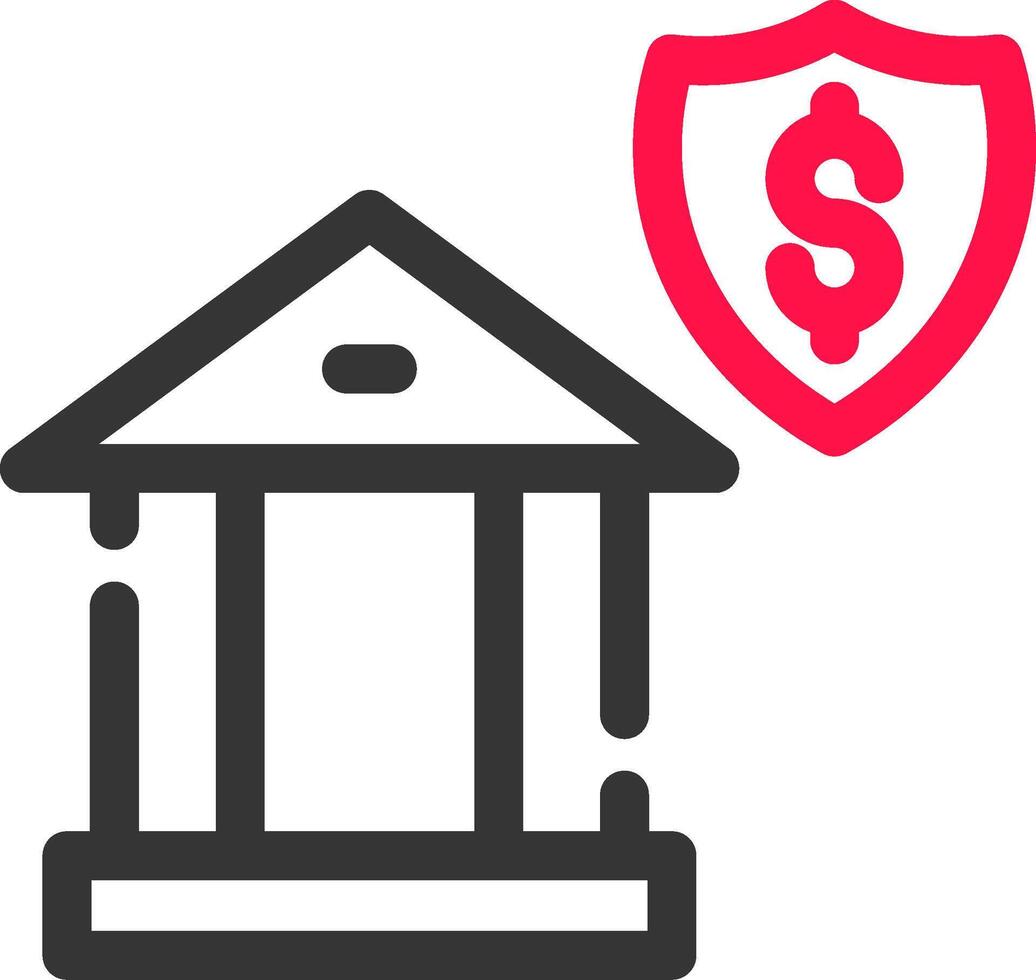 Banking Security Creative Icon Design vector