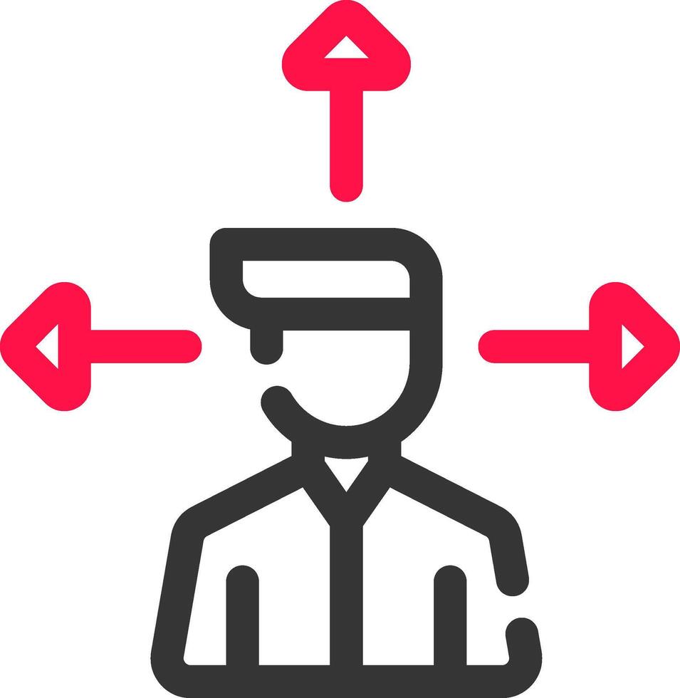 Outsource Management Creative Icon Design vector