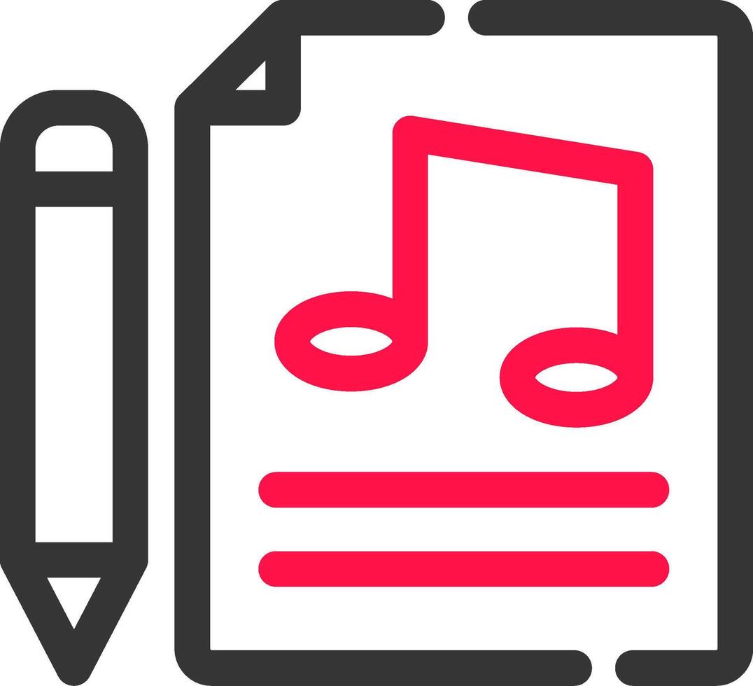 Music Score Creative Icon Design vector