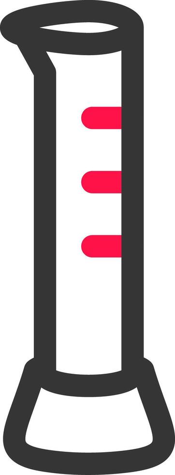 Graduated Cylinder Creative Icon Design vector