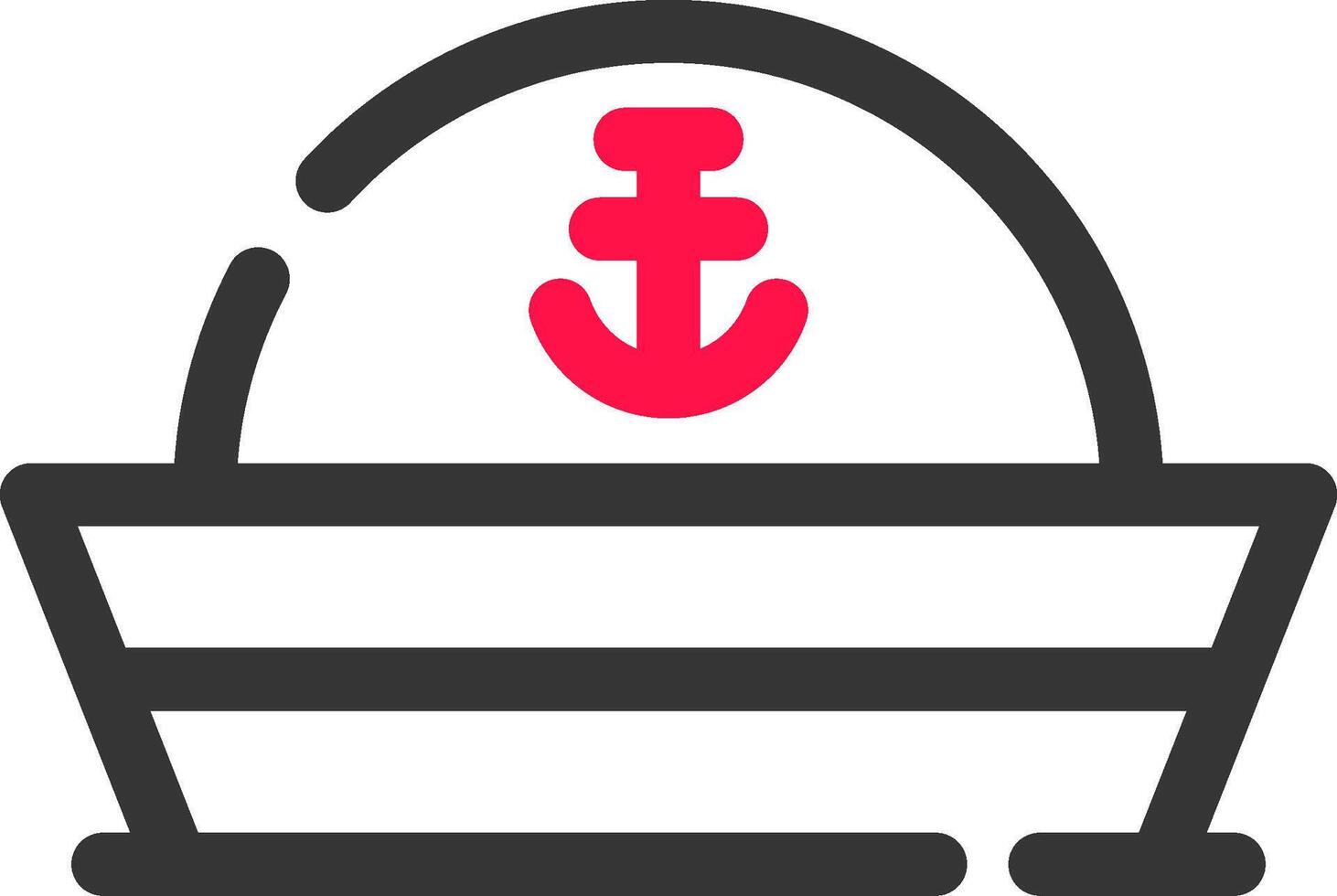 Sailor Hat Creative Icon Design vector