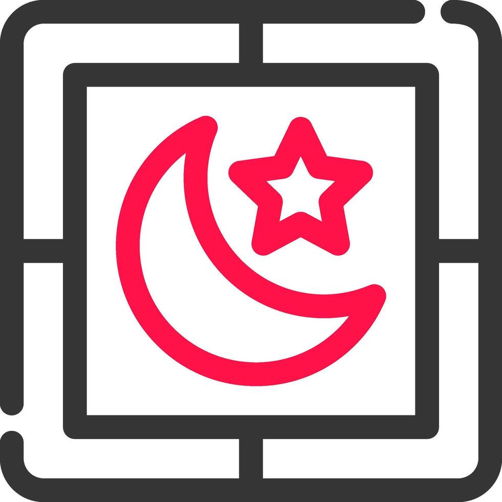 Night Creative Icon Design vector