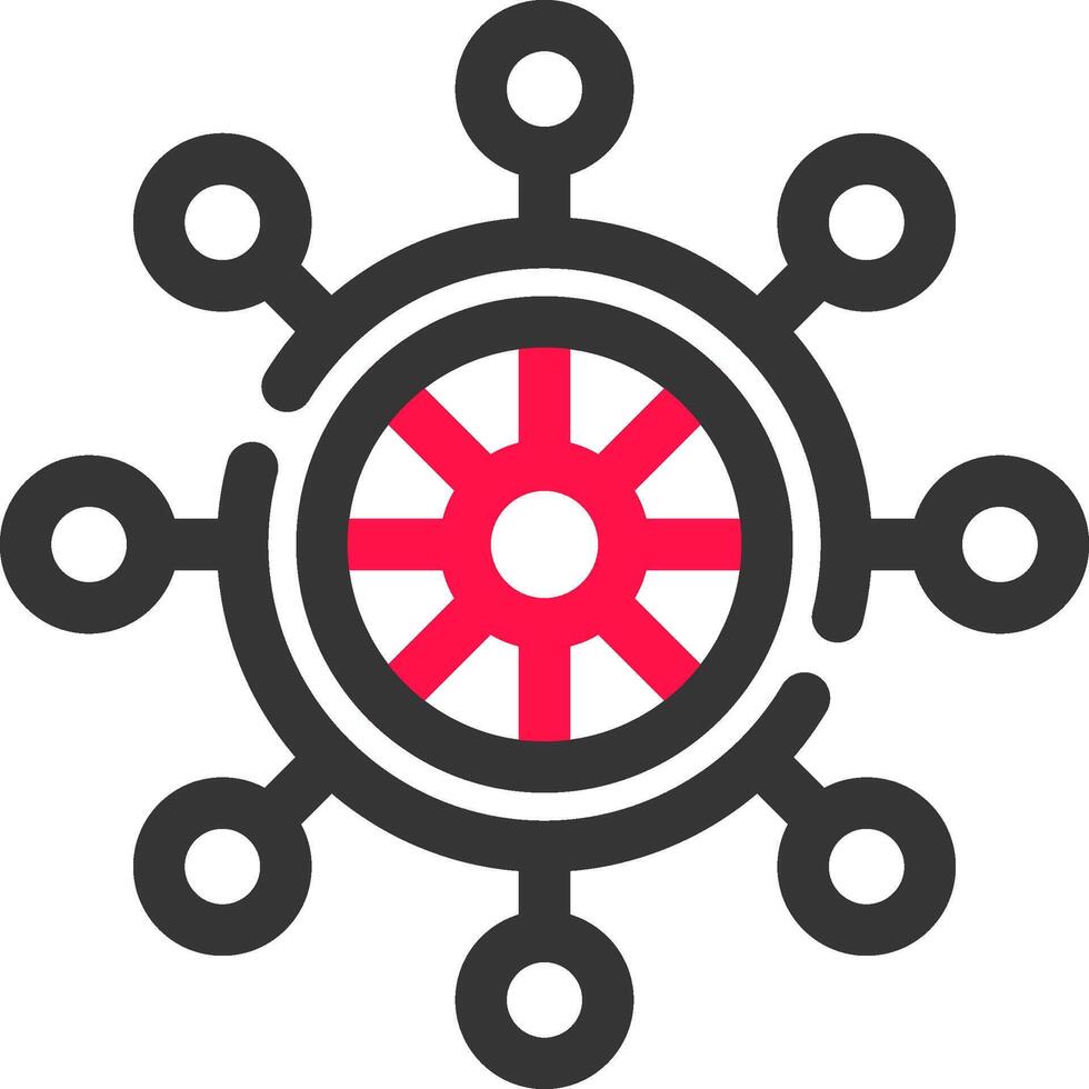 Rudder Creative Icon Design vector