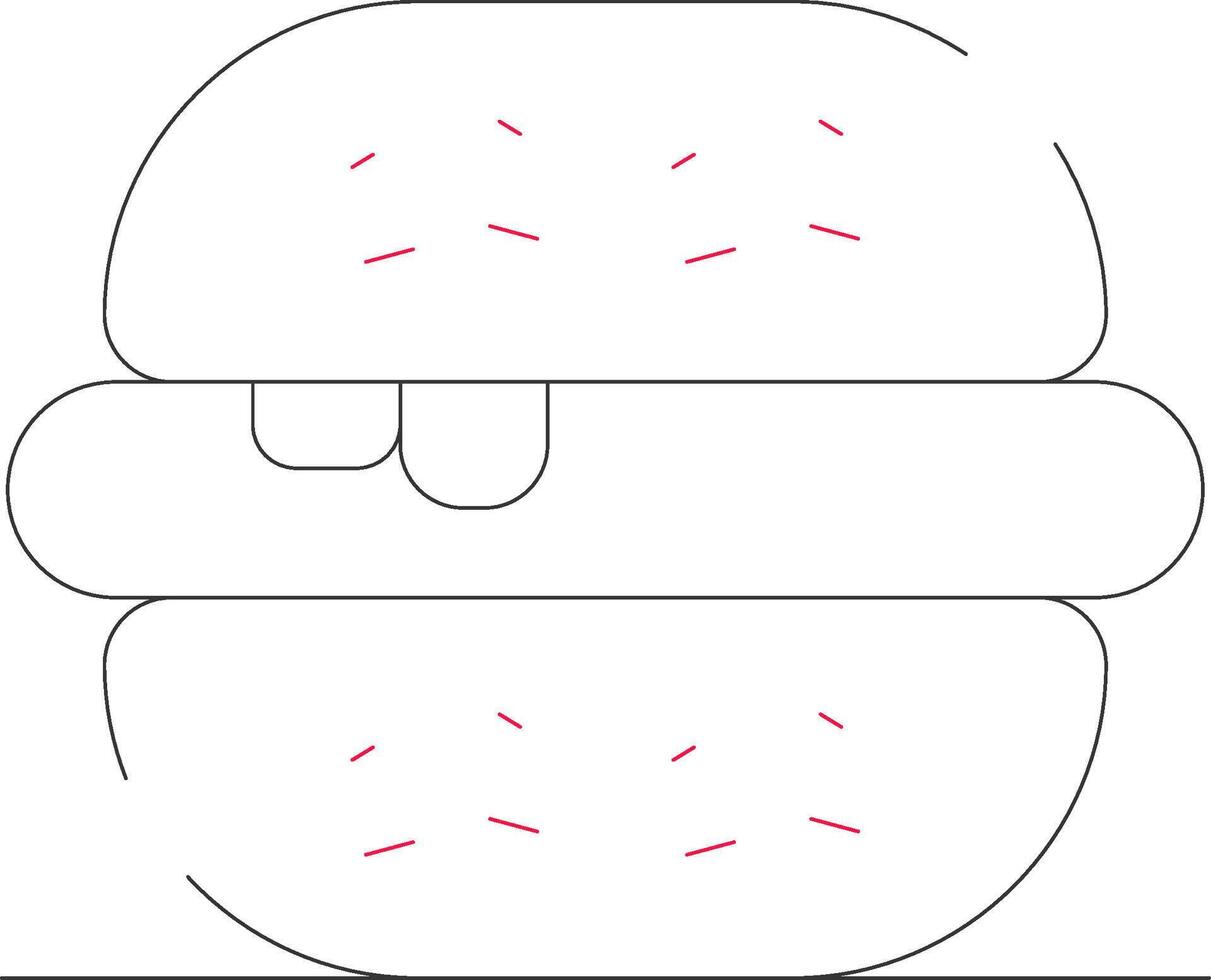 Burger Creative Icon Design vector