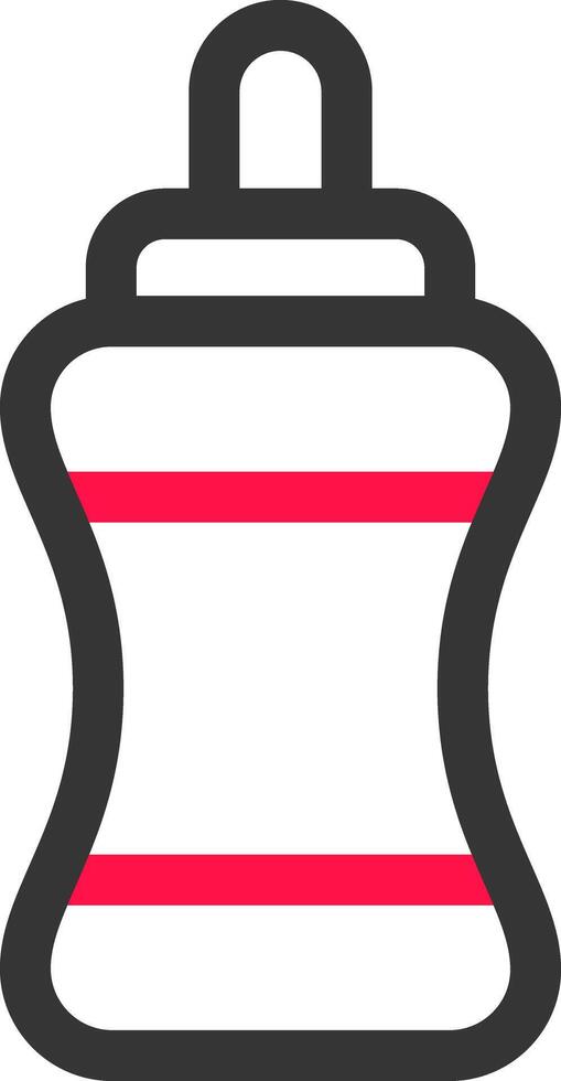 Water Bottle Creative Icon Design vector