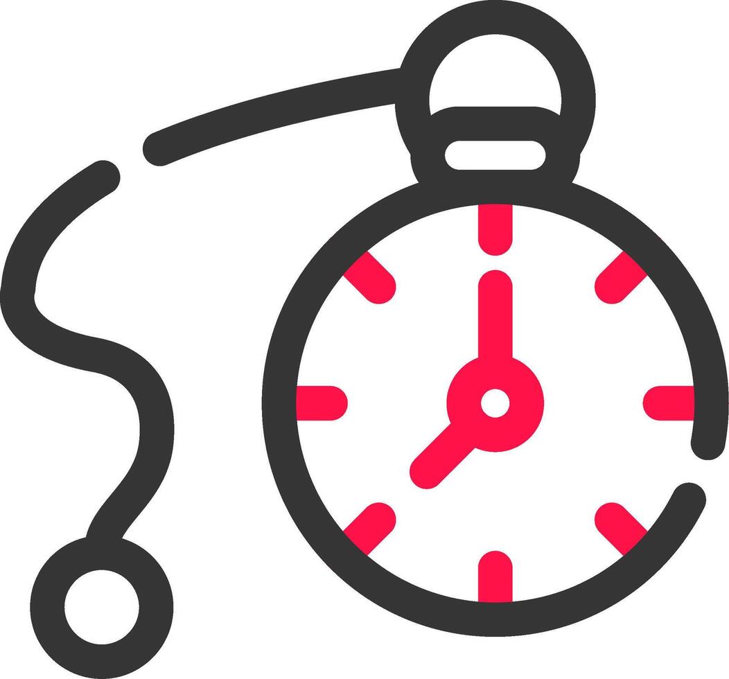 diseño de icono creativo de reloj de bolsillo vector