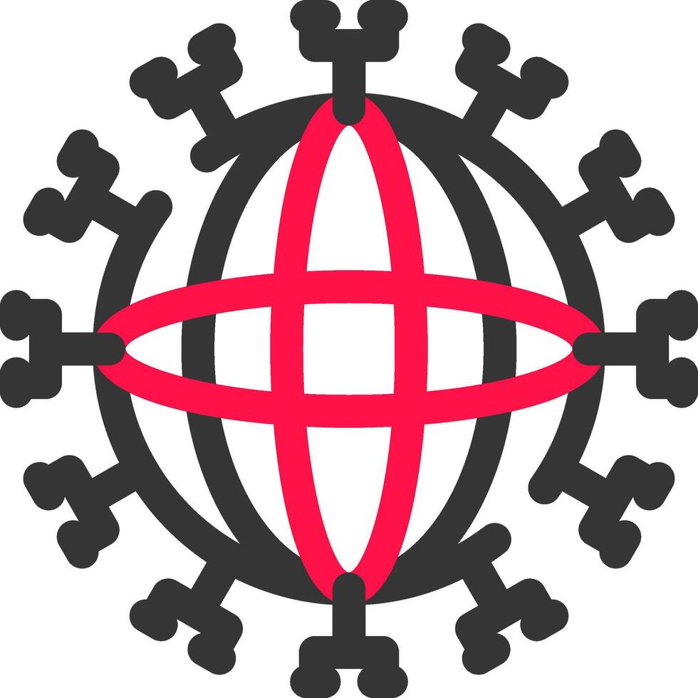 Global Network Creative Icon Design vector