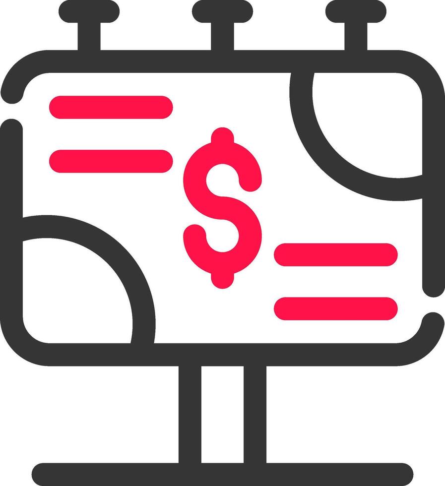 Billboard Creative Icon Design vector