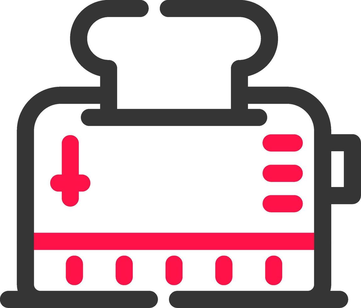 Toaster Creative Icon Design vector