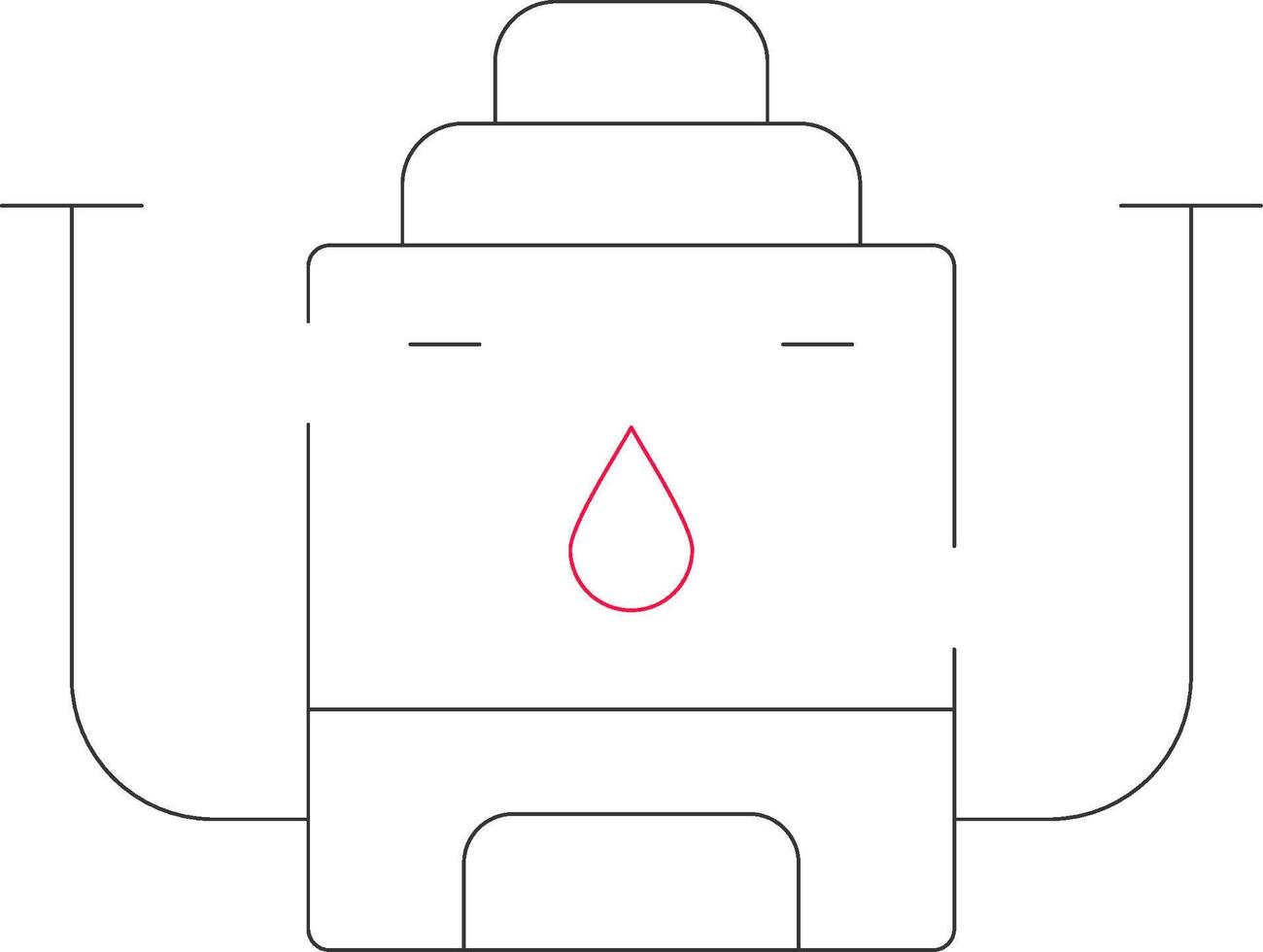 diseño de icono creativo de caldera de agua vector