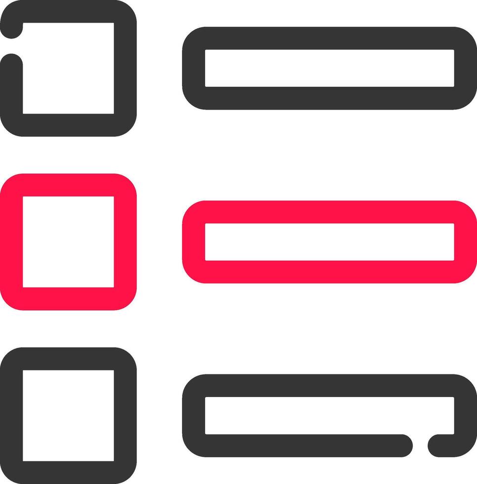List Creative Icon Design vector