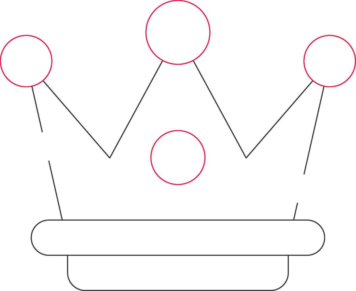 Crown Creative Icon Design vector