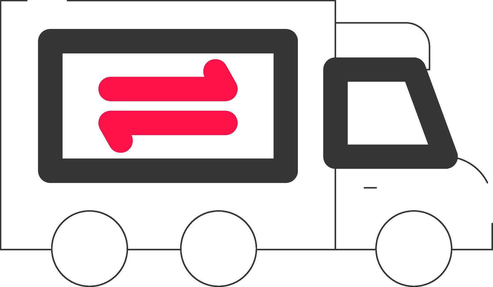 Supply Chain Creative Icon Design vector