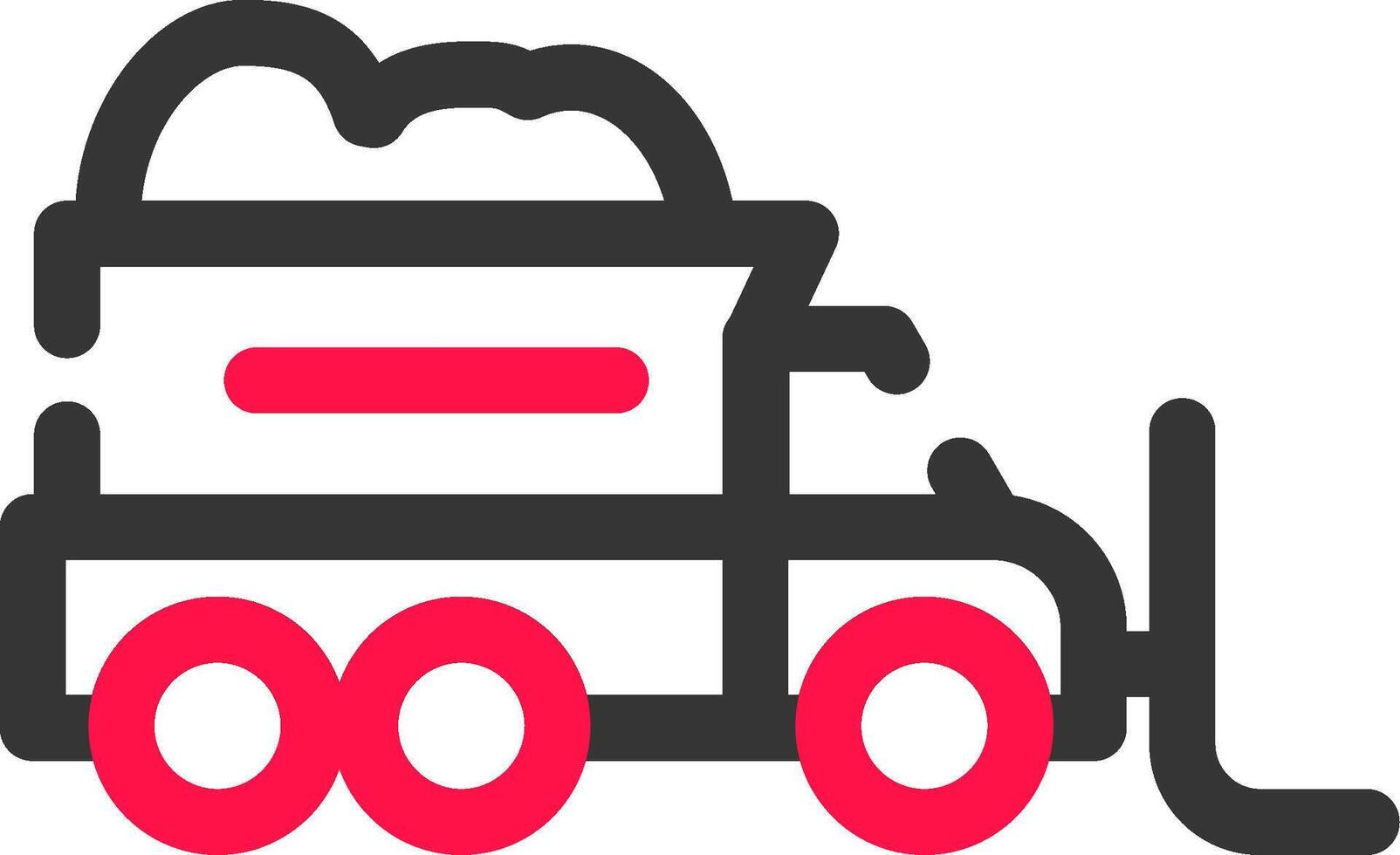 Snowplow Creative Icon Design vector