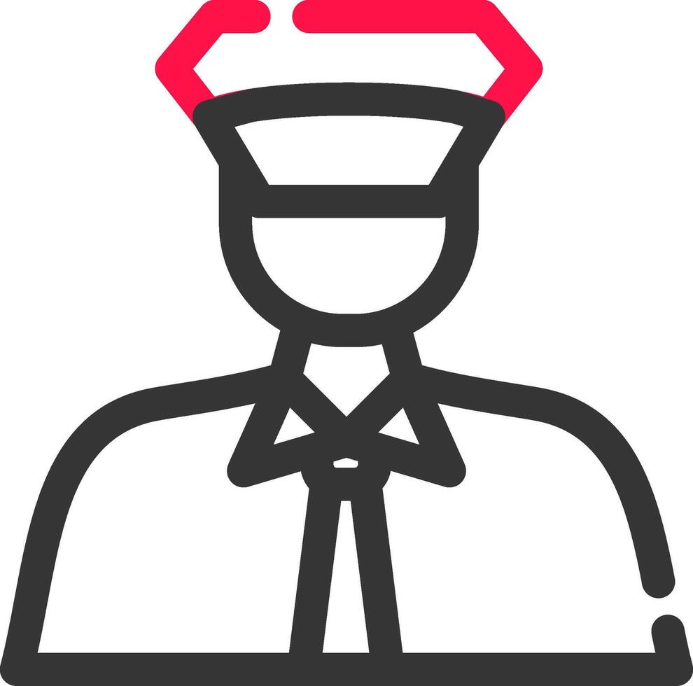 Policeman Creative Icon Design vector